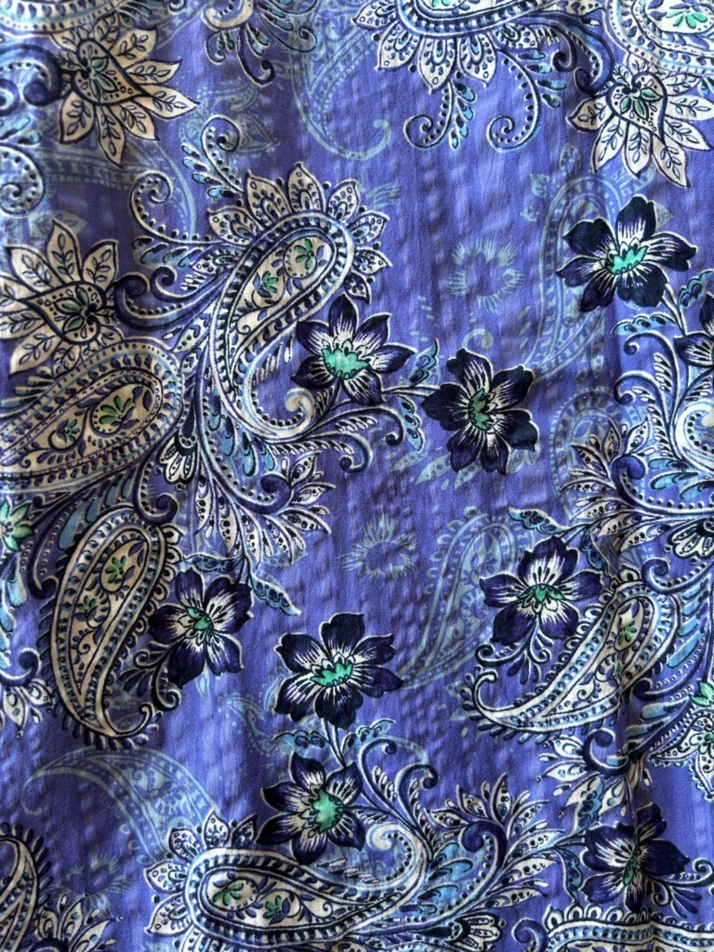 J. Jill | Paisley Short Sleeve Blouse - Picture 3 of 6